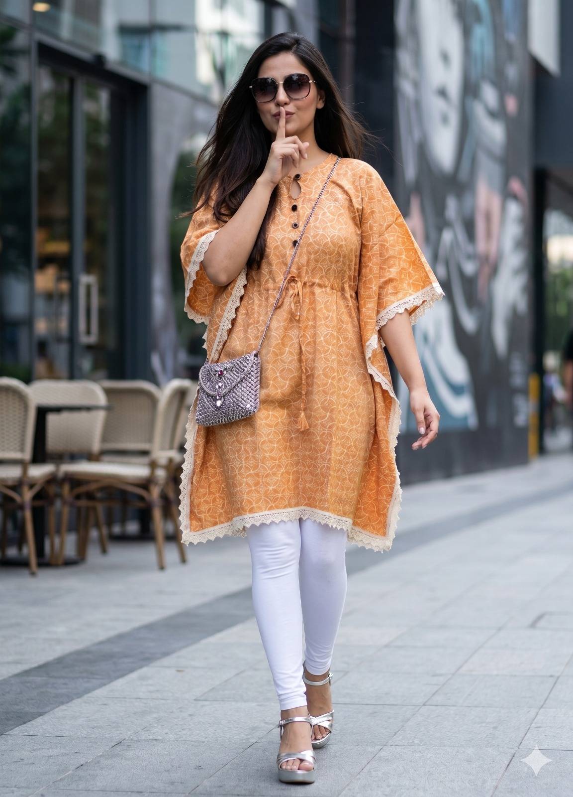  LADY  KAFTAN By Kaamiri 01 To 08 Series Beautiful Festive Suits Colorful Stylish MUSLIN Kaftan At Wholesale Price
